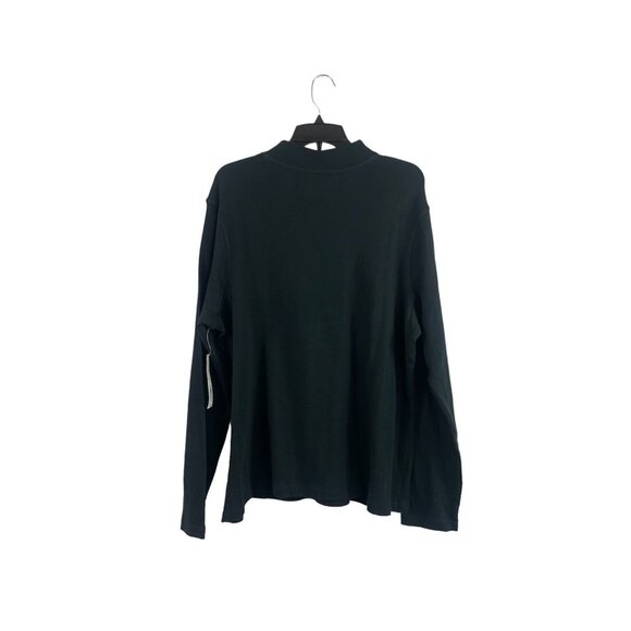 Westbound Women's Black Mock Neck Top - Picture 2 of 5